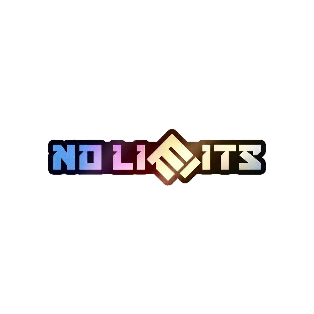 No Limits Holographic Sticker